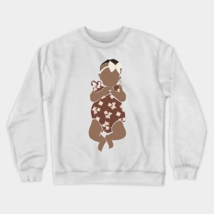 Abstract vector kids and cute baby Composition Crewneck Sweatshirt